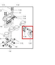 Load image into Gallery viewer, Graco 20B490 Pin,hook Mount Stu - highlighted in parts diagram