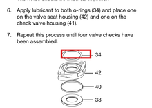 Load image into Gallery viewer, Graco 20B495 Kit,piston Seal, 4000cc, Ptfe - highlighted in parts diagram