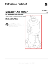 Load image into Gallery viewer, Graco 210004 Motor, Air Monark - highlighted in parts diagram