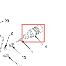 Load image into Gallery viewer, Graco 210170 STOP, NEEDLE - item 4 highlighted in the Graco 306796EN-H parts diagram