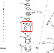 Load image into Gallery viewer, Graco 210876 Housing, Outlet Pump - highlighted in parts diagram