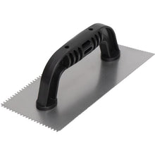 Load image into Gallery viewer, Marshalltown 211 Notch Trowel - 1/16 x 1/32 x 5/64 U (cutback) &amp; 1/8" x 1/8" x 1/16" U