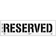 Load image into Gallery viewer, NewStripe RESERVED Stencil