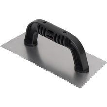 Load image into Gallery viewer, Marshalltown 213 Notch Trowel - 1/8 x 3/32 x 1/8 U (cutback) &amp; 1/16" SQ
