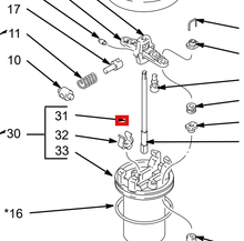 Load image into Gallery viewer, Graco 214036 Piston Assembly for Monark Air Motor (Includes screw, clip, and piston) - highlighted in parts diagram