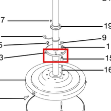 Load image into Gallery viewer, Graco 214672 GUIDE - item 23 highlighted in the Graco 306449EN-P parts diagram