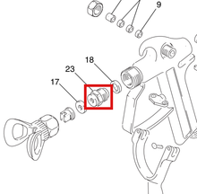 Load image into Gallery viewer, Graco 214966 Diffuser-Seat for Golden Gun Repair Kit 214969 - highlighted in parts diagram