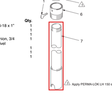 Load image into Gallery viewer, Graco 220691 TUBE, DROP, ASSY - item 7 highlighted in the Graco 308335EN-B parts diagram