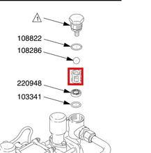 Load image into Gallery viewer, Graco 220948 Seat - highlighted in parts diagram