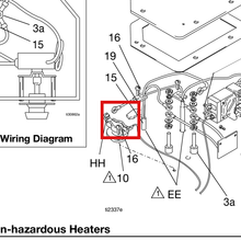 Load image into Gallery viewer, Graco 223126 Sensor, Thermal Limit, 152 DEG - highlighted in parts diagram