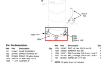 Load image into Gallery viewer, Graco 224665 Dolly, 16 Gallon - highlighted in parts diagram