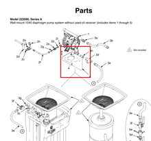 Load image into Gallery viewer, Graco 224835 Kit, Accessory, Wall Bracket - highlighted in parts diagram