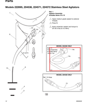 Load image into Gallery viewer, Graco 224953 Tube, Air - highlighted in parts diagram