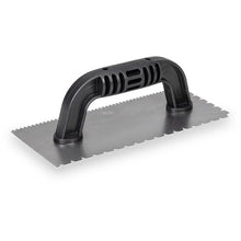 Load image into Gallery viewer, Marshalltown 228 9"x4" NOTCHED TROWEL-1/4x3/16x1/2 Flat V &amp; 3/32 Sq (6/Pack)