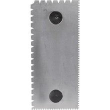 Load image into Gallery viewer, Marshalltown 228 9"x4" NOTCHED TROWEL-1/4x3/16x1/2 Flat V &amp; 3/32 Sq (6/Pack)