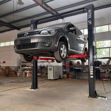 Load image into Gallery viewer, Katool KT-AS110D 11000 lbs. Clear Floor Two Post Lift, Direct Drive, Assym Arms
