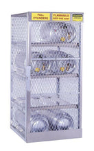 Load image into Gallery viewer, Justrite™ Cylinder locker for safe storage of 8 horizontal 20 or 33-lb. LPG cylinders.