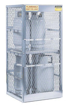 Load image into Gallery viewer, Justrite™ Cylinder locker for safe storage of 8 vertical 20 or 33-lb. LPG cylinders.