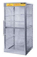 Load image into Gallery viewer, Justrite™ Cylinder locker for safe storage of 8 vertical 20 or 33-lb. LPG cylinders.