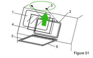 Clemco 23035 Nut plastic window frame