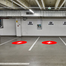 Load image into Gallery viewer, NewStripe 10002312 Electric Vehicle (EV) Charging/Parking Stencil Bolt Style