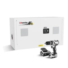 Load image into Gallery viewer, Lithium-Ion Battery Charging Cabinet, 4kWh TECR, 2 Doors, Manual Close, Gray - 231703