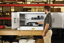 Load image into Gallery viewer, Lithium-Ion Battery Charging Cabinet, 4kWh TECR, 2 Doors, Manual Close, Gray - 231703