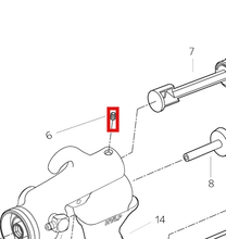 Load image into Gallery viewer, Fuji Spray 2323 M - Allen Screw &amp; Key — Fuji Spray parts drawing