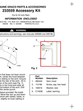 Load image into Gallery viewer, Graco 233559 Kit, Accy - highlighted in parts diagram