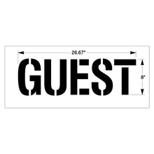 Load image into Gallery viewer, NewStripe GUEST Stencil