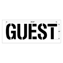 Load image into Gallery viewer, NewStripe GUEST Stencil