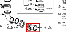 Load image into Gallery viewer, Graco 234534 Fitting, Tee, Sanitary, 3 X 2 - highlighted in parts diagram