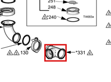 Load image into Gallery viewer, Graco 234534 Fitting, Tee, Sanitary, 3 X 2 - highlighted in parts diagram