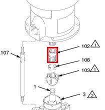 Load image into Gallery viewer, Graco 235419 Kit, Connection - highlighted in parts diagram