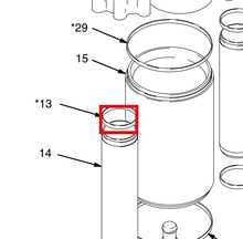 Load image into Gallery viewer, Graco 235856 Kit, Repair, Pump Seal - highlighted in parts diagram