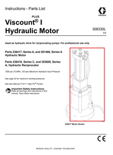 Load image into Gallery viewer, Graco 236417 Motor, Hydraulic, Viscount I - highlighted in parts diagram