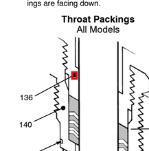Load image into Gallery viewer, Graco 236993 Nut, Packing - highlighted in parts diagram