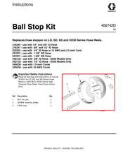 Load image into Gallery viewer, Graco 237874 Kit, Stop, Hose, 1 - highlighted in parts diagram