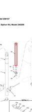 Load image into Gallery viewer, Graco 238161 Siphon Tube for Siphon Kit Model 238250 for Heavy Duty Statinless Steel Drum Agitator - highlighted in parts diagram