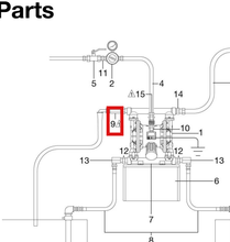 Load image into Gallery viewer, Graco 238428 Relief Pressure Kit - highlighted in parts diagram