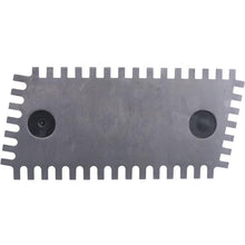 Load image into Gallery viewer, Marshalltown 239 NOTCHED TROWEL1/4 X 3/8 X 1/4 SQ; 1/4 X 1/2 X 1/4 U-10 Degree Cutback (12/Pack)
