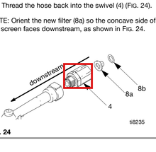 Load image into Gallery viewer, Graco 240416 Swivel, Straight, 1/2-14 Npt - highlighted in parts diagram