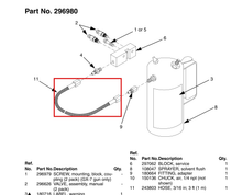 Load image into Gallery viewer, Graco 243803 Hose, Coupled - highlighted in parts diagram