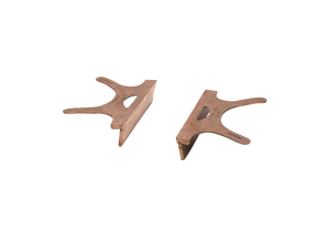 Wilton — 404-3 Replacement Copper Jaw Caps with 3 in Jaw Opening, Pair