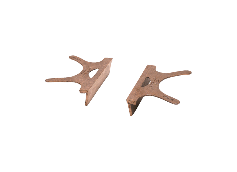 Wilton — 404-3 Replacement Copper Jaw Caps with 3 in Jaw Opening, Pair
