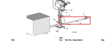 Load image into Gallery viewer, Graco 244657 Hose, Coupled, 061409, 6 Ft - highlighted in parts diagram