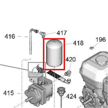 Load image into Gallery viewer, Graco 246173 Oil Filter Repair Kit - item 418 highlighted in the Graco 3A3390EN parts diagram
