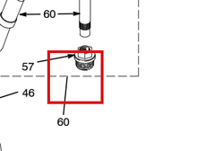 Load image into Gallery viewer, Graco 246385 Pump Inlet Strainer 7/8 in. - highlighted in parts diagram