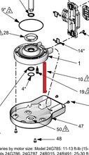 Load image into Gallery viewer, Graco 24A545 Kit, Sub Assy,motor,cover,3.5 - highlighted in parts diagram