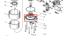 Load image into Gallery viewer, Graco 24A553 Kit, Sub Assy,cover,motor,7.5 - highlighted in parts diagram